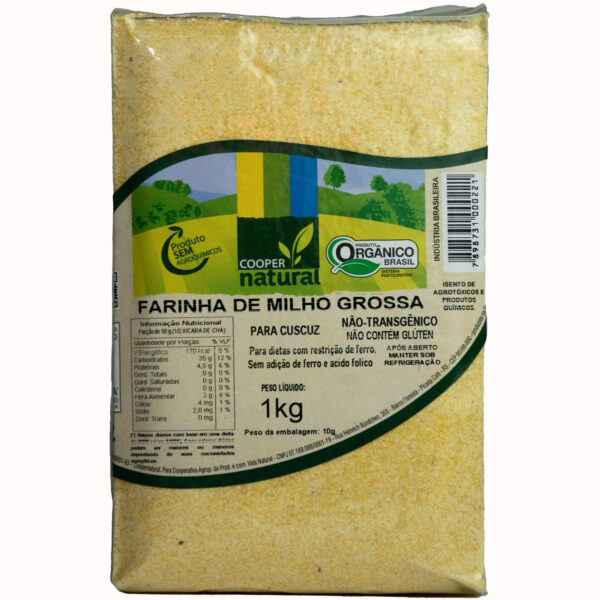 FARINHA DE MILHO GROSSA 1KG FARINHA DE MILHO GROSSA 1KG