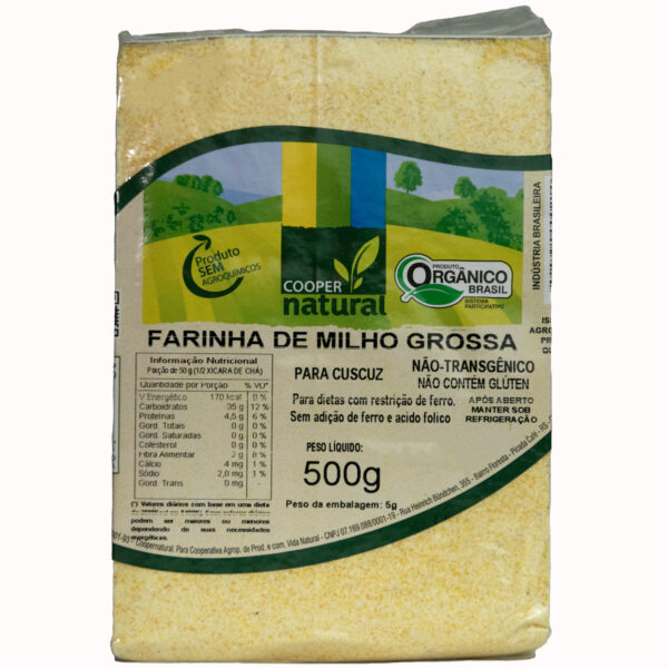 FARINHA DE MILHO GROSSA 500G FARINHA DE MILHO GROSSA 500G